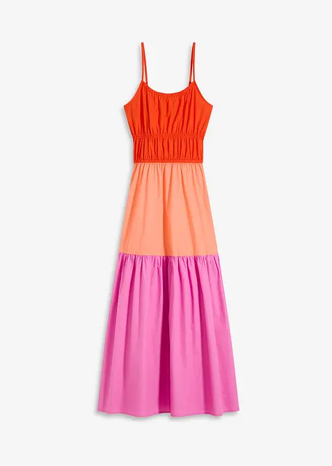 Abito con spalline in puro cotone, bonprix