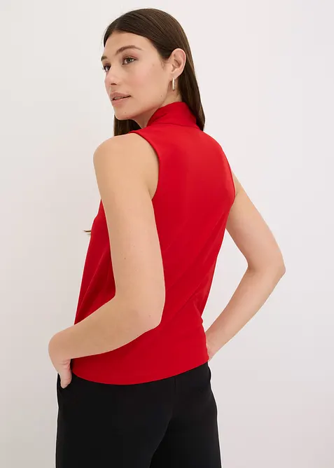 Top con fiocco al collo, bonprix