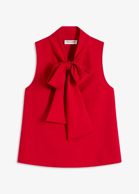 Top con fiocco al collo, bonprix