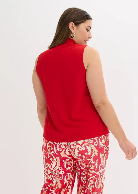 Top con fiocco al collo, bonprix