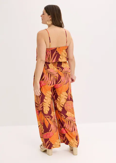 Tuta fantasia in viscosa fluente, bonprix