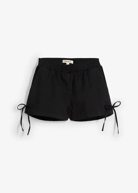 Shorts in misto cotone elasticizzato con elastico in vita, bonprix