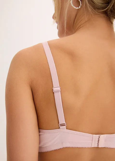 Reggiseno con ferretto e morbido cotone (pacco da 2), bonprix