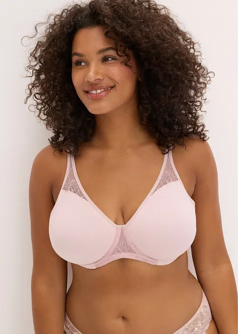 Reggiseno con ferretto e morbido cotone (pacco da 2), bonprix