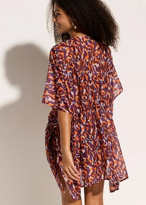 Kimono copricostume con cintura da annodare, bonprix