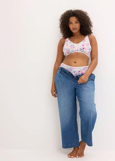 Reggiseno senza ferretto con cotone biologico morbido (pacco da 3), bonprix