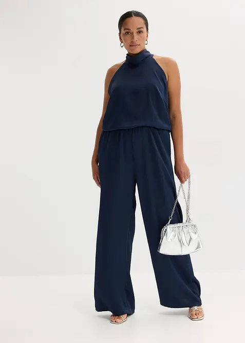 Tuta in satin operato, bonprix