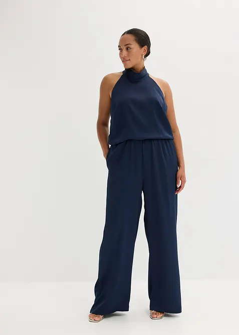 Tuta in satin operato, bonprix