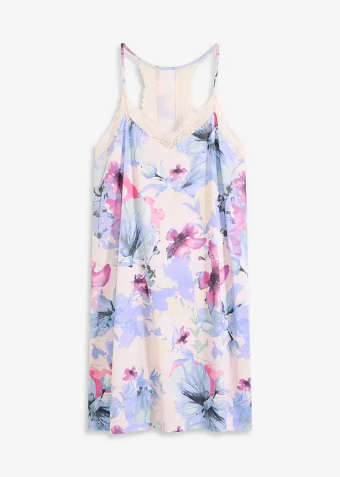 Camicia da notte corta in misto viscosa morbido, bonprix