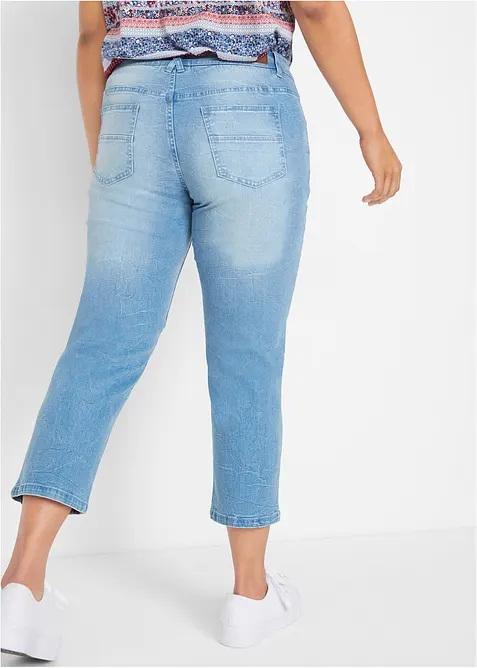 Jeans cropped morbidi, bonprix