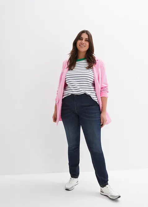 Jeans skinny con bordo vita comodo, vita media, bonprix