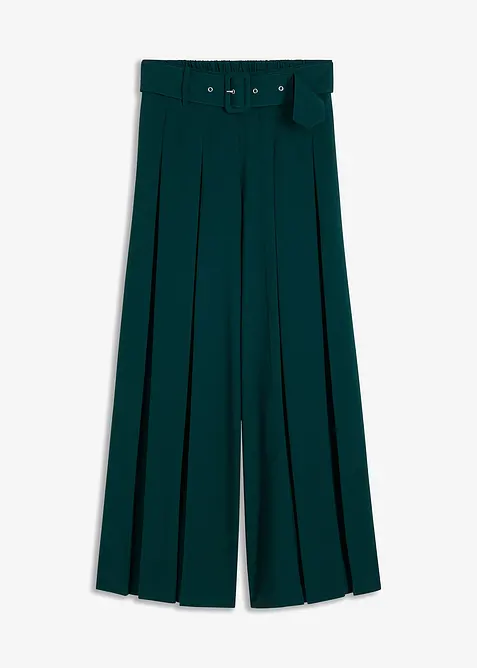 Pantaloni larghi in misto viscosa fluente, bonprix