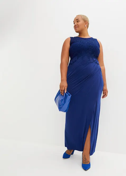 Abito lungo con pizzo, bonprix