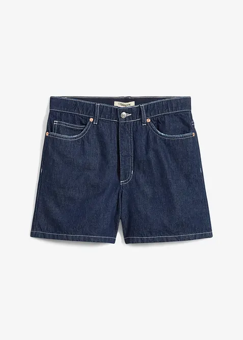 Shorts di jeans, vita alta, bonprix