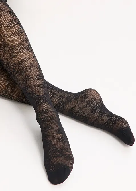 Collant 70 den in pizzo, bonprix