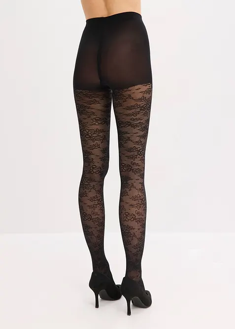 Collant 70 den in pizzo, bonprix