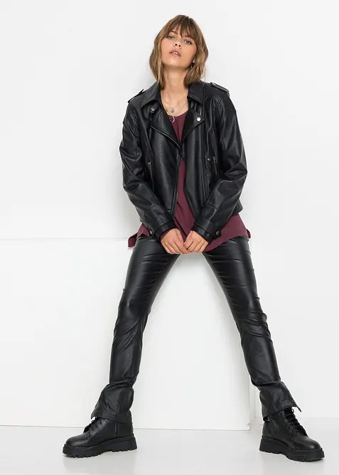 Maglione oversize in misto viscosa, bonprix
