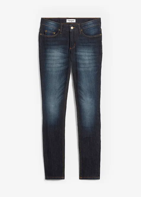 Jeans skinny elasticizzati, vita media, bonprix
