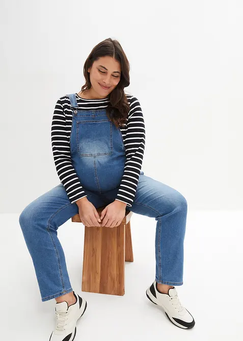 Salopette prémaman, straight leg, bonprix