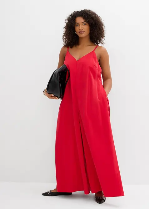 Tuta elegante in misto viscosa con spalline regolabili, bonprix