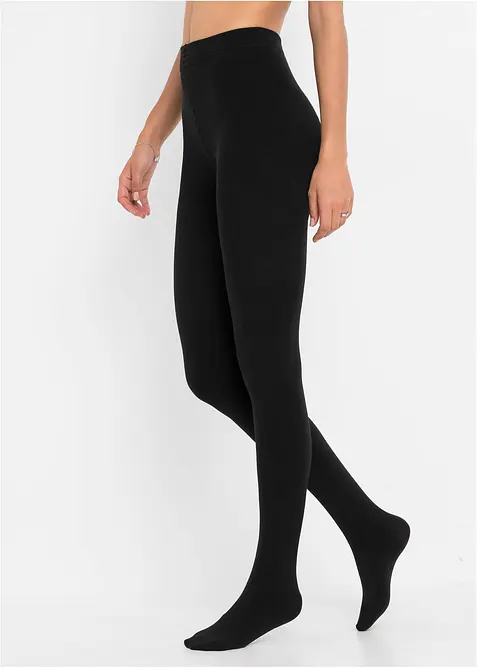 Collant termici con morbido pile 140 den (pacco da 2), bonprix