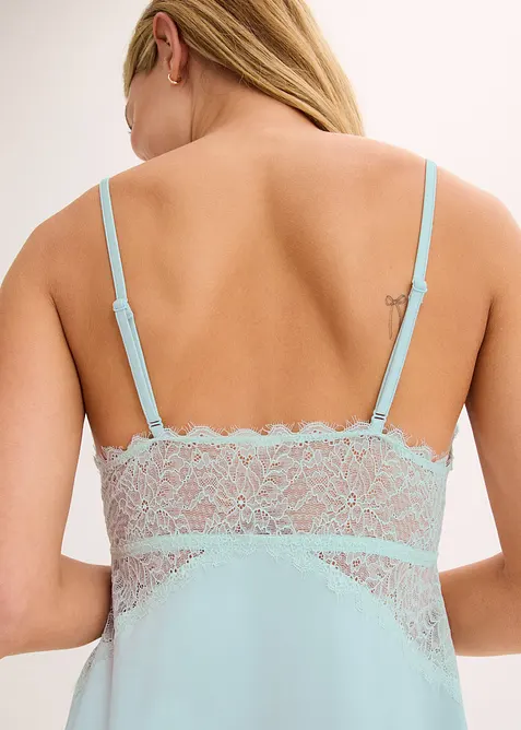 Sottoveste con materiale lucido, bonprix