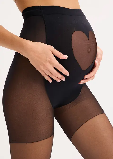 Collant pr&eacute;maman con fascia comoda 20 den, bonprix