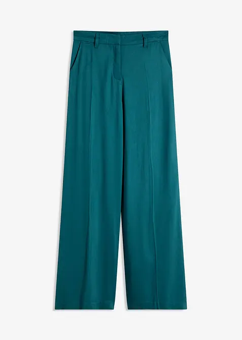 Pantaloni larghi in viscosa fluente, bonprix