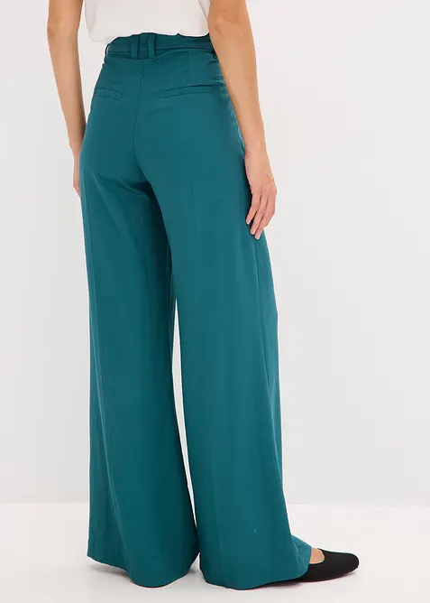 Pantaloni larghi in viscosa fluente, bonprix