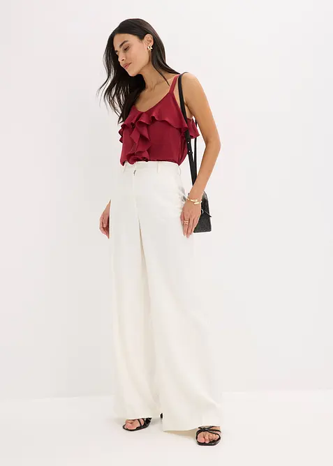 Pantaloni larghi in viscosa fluente, bonprix