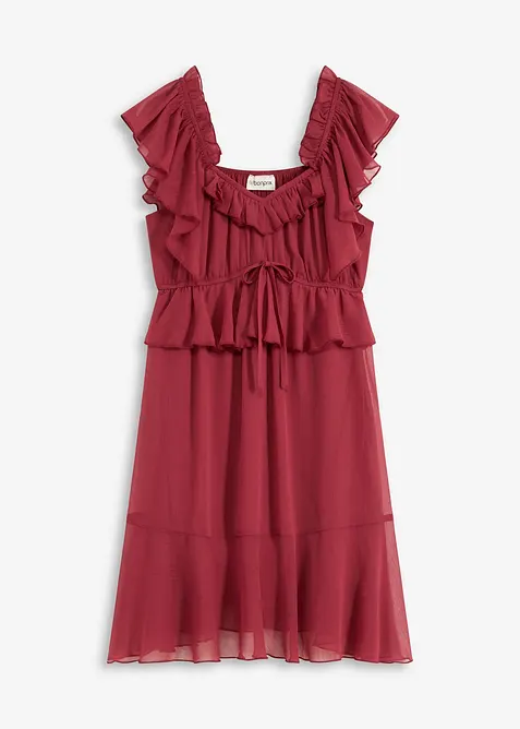 Abito di chiffon svasato, bonprix