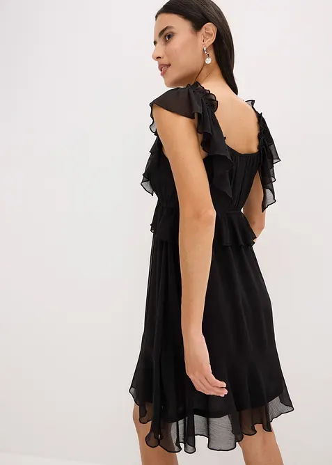 Abito di chiffon svasato, bonprix