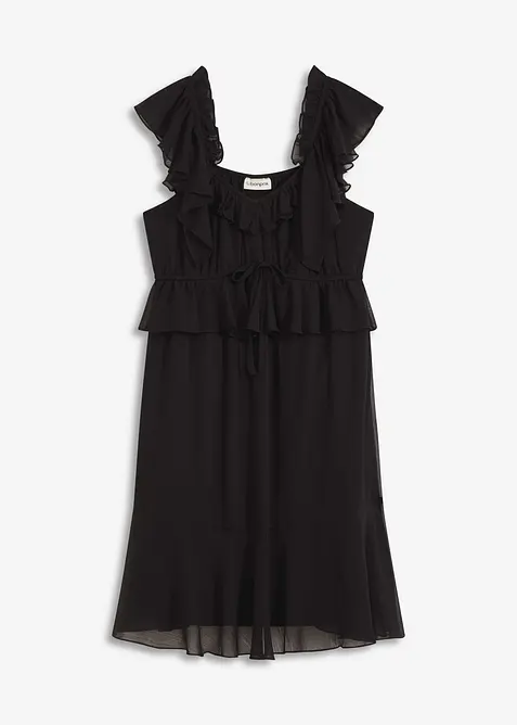 Abito di chiffon svasato, bonprix