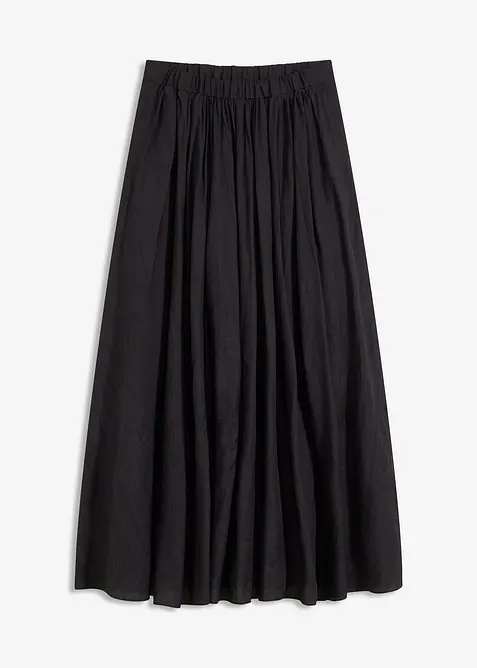 Gonna lunga in crinkle strutturato, bonprix