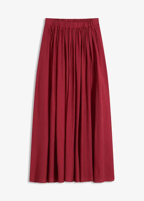 Gonna lunga in crinkle strutturato, bonprix