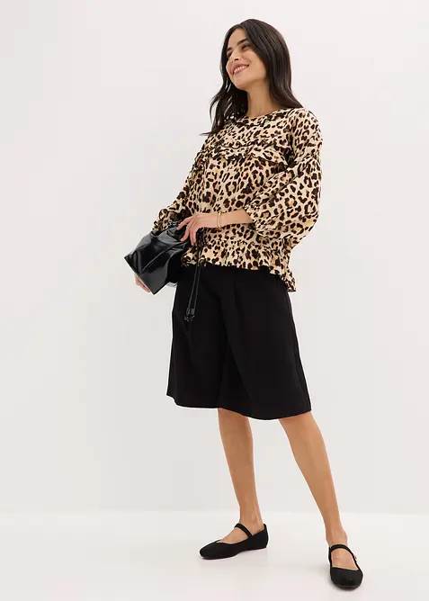 Blusa in misto viscosa fine, bonprix