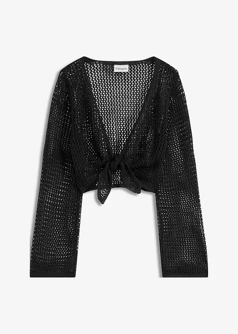 Cardigan copricostume traforato, bonprix