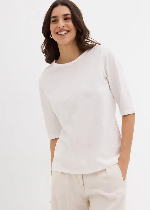 T-shirt in puro cotone biologico (pacco da 2), bonprix