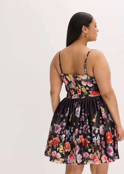 Miniabito con inserto effetto uncinetto, bonprix