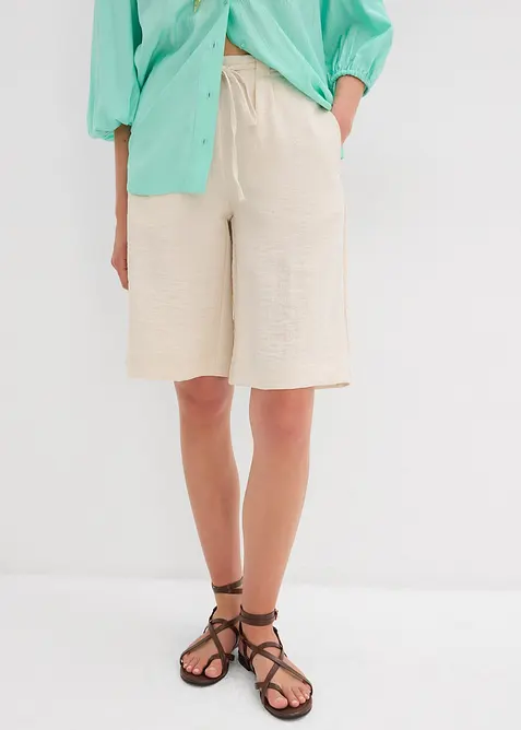 Bermuda in misto viscosa fluente, bonprix