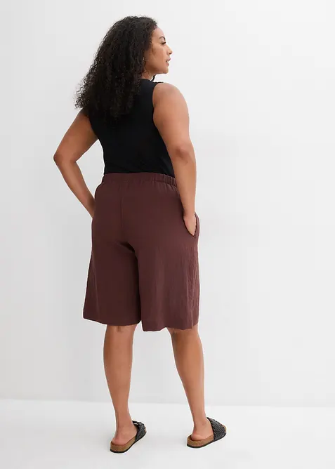 Bermuda in misto viscosa fluente, bonprix