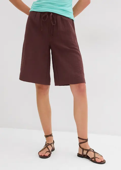 Bermuda in misto viscosa fluente, bonprix