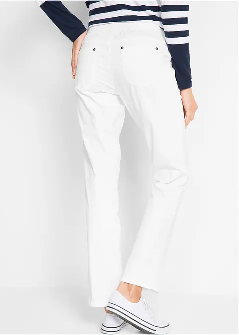 Treggings in twill di misto cotone elasticizzato, bonprix