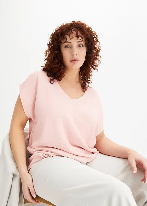 Top con fondo asimmetrico, bonprix