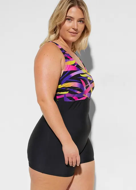 Costume intero sportivo a pantaloncino ad asciugatura rapida, bonprix