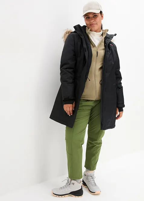 Giubbotto outdoor  impermeabile e caldo con ecopelliccia, bonprix