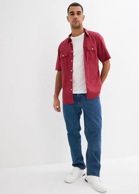 Camicia a maniche corte in puro cotone, bonprix