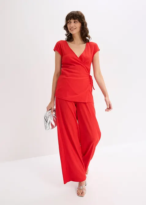 Maglia con effetto incrociato, bonprix