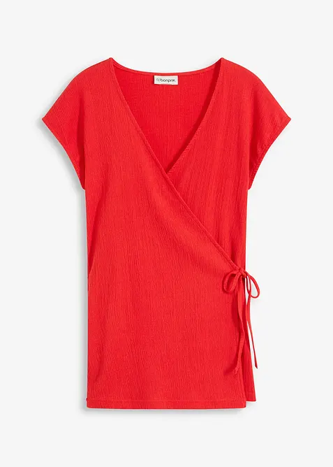 Maglia con effetto incrociato, bonprix