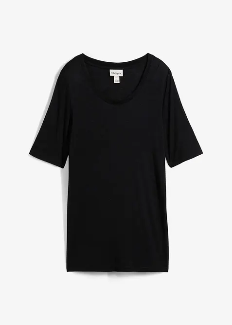 Maglia lunga in viscosa morbida, bonprix